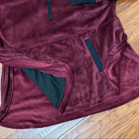 Donna Karen Velour Lounge Hoodie - Picture 5 of 8